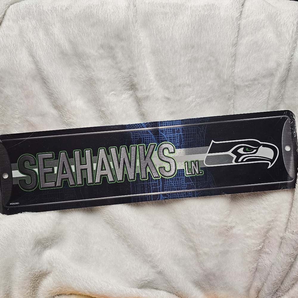 NFL Seattle Seahawks Lane Road Sign